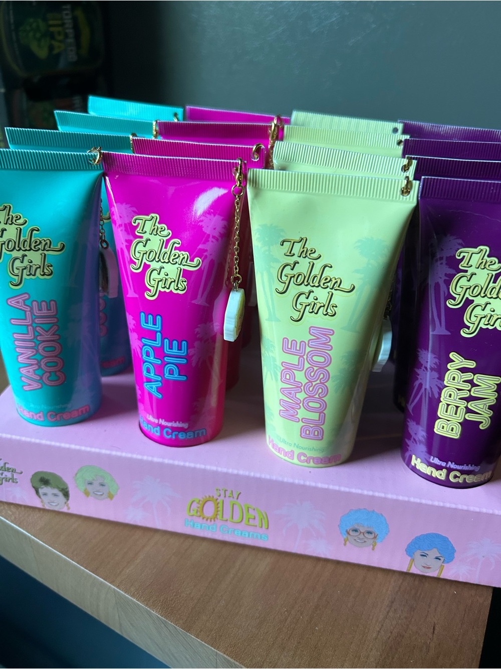 NWT THE GOLDEN GIRLS SET OF 4 Hand Creams, One of Each Scent, PRISTINE CONDITION